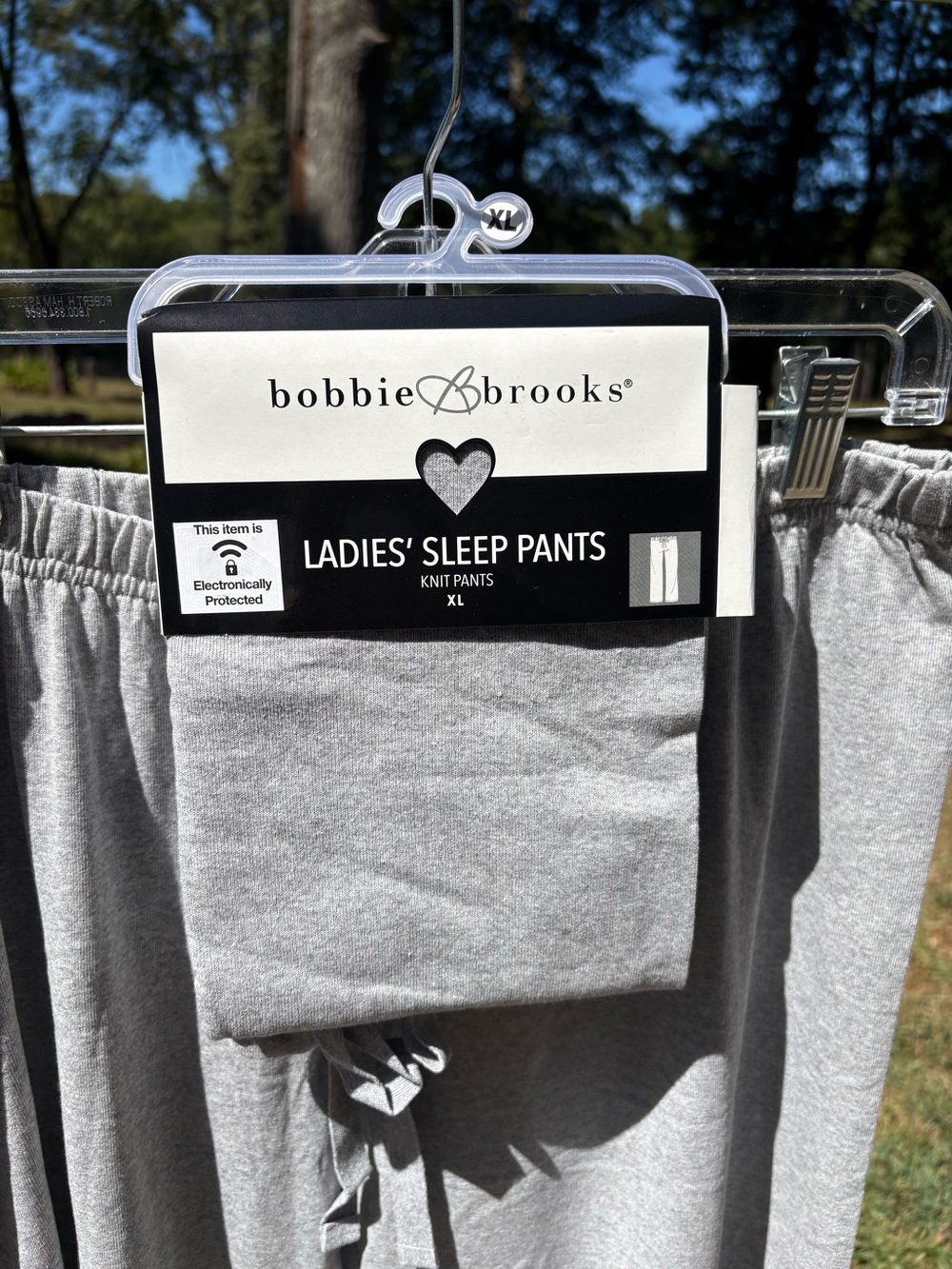 Bobbie Brooks Gray Ladies' Sleep Pants XL - Drawstring Waist - 2 Pairs